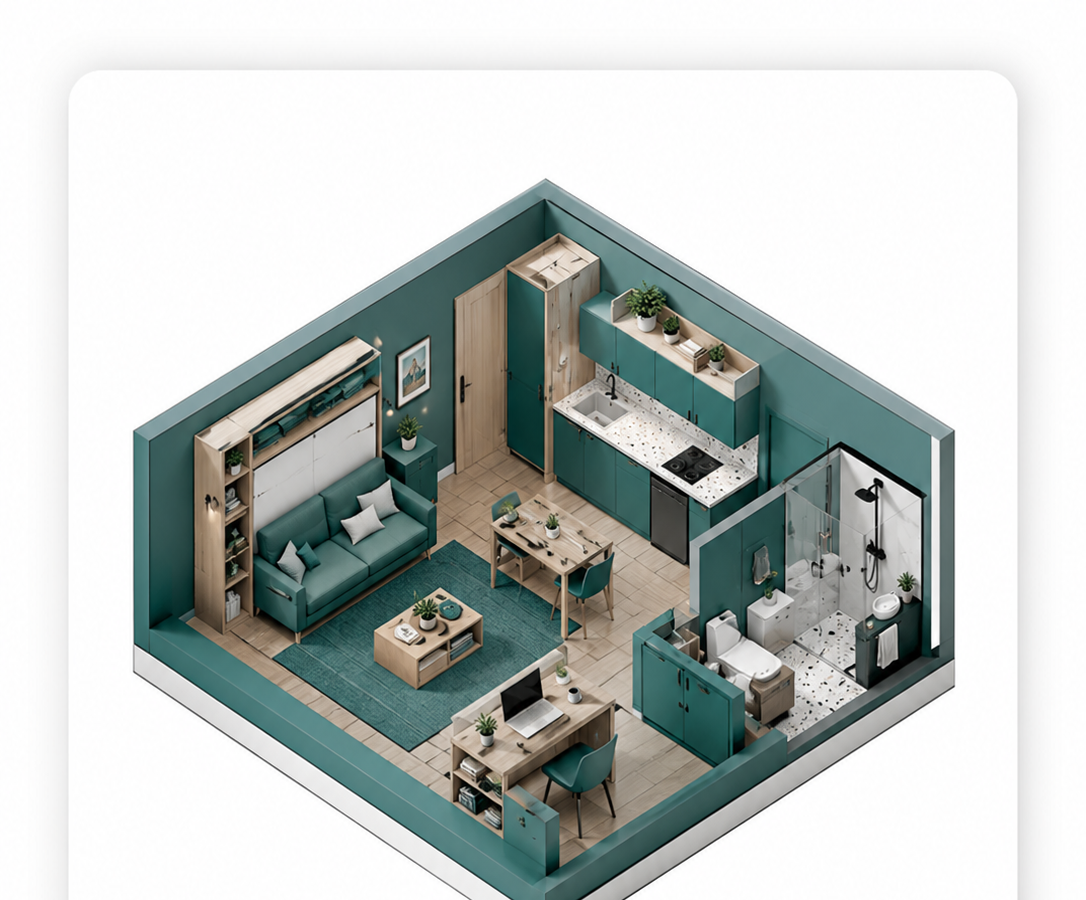 Micro Studio 16-20m²