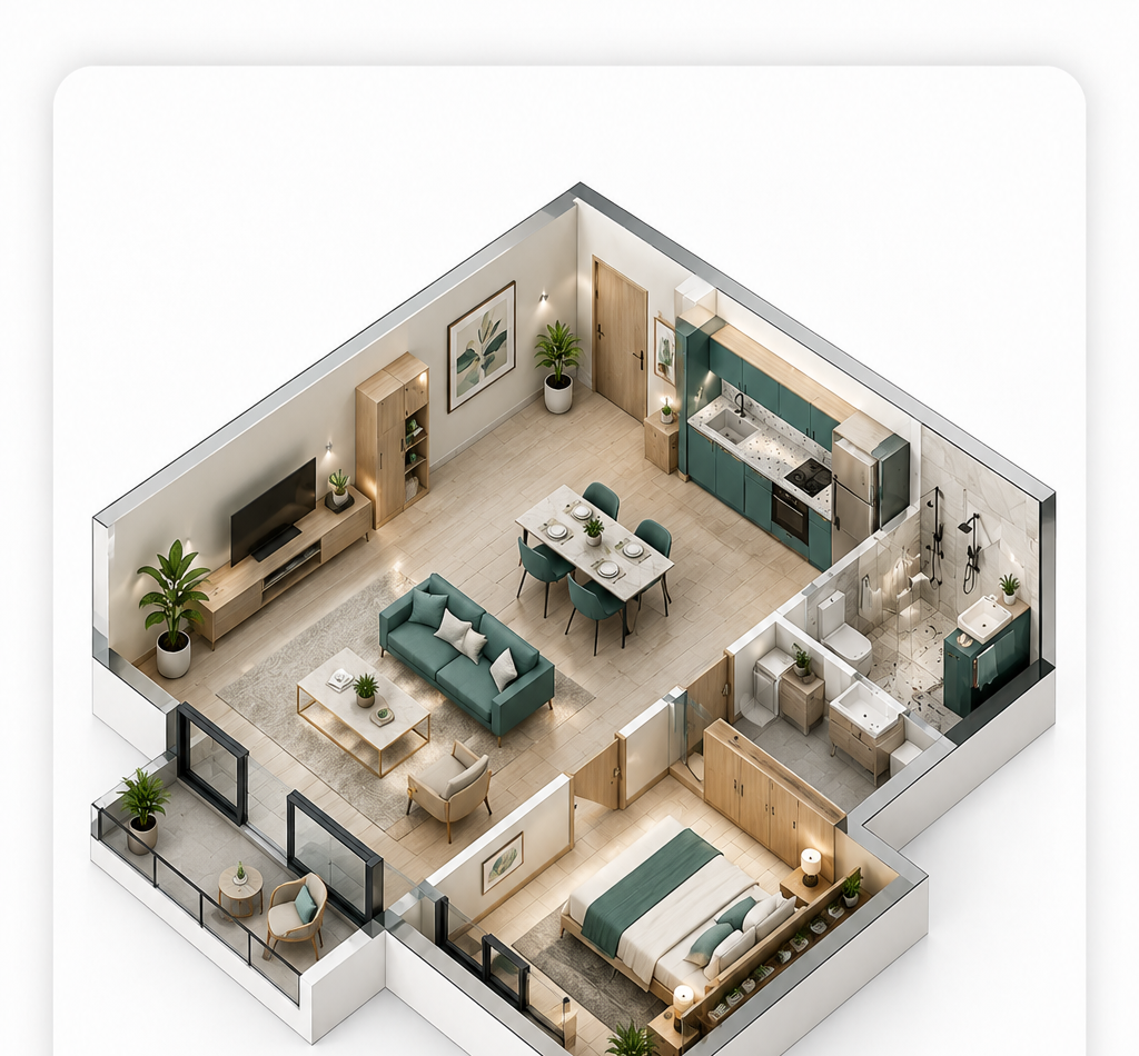 Premium One Bedroom 60-75m²