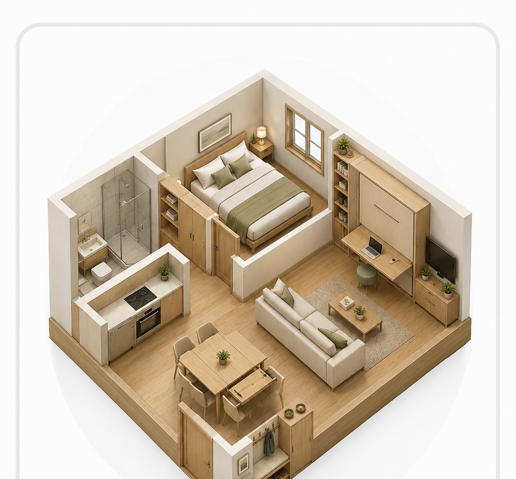 Standard One Bedroom 45-60m²
