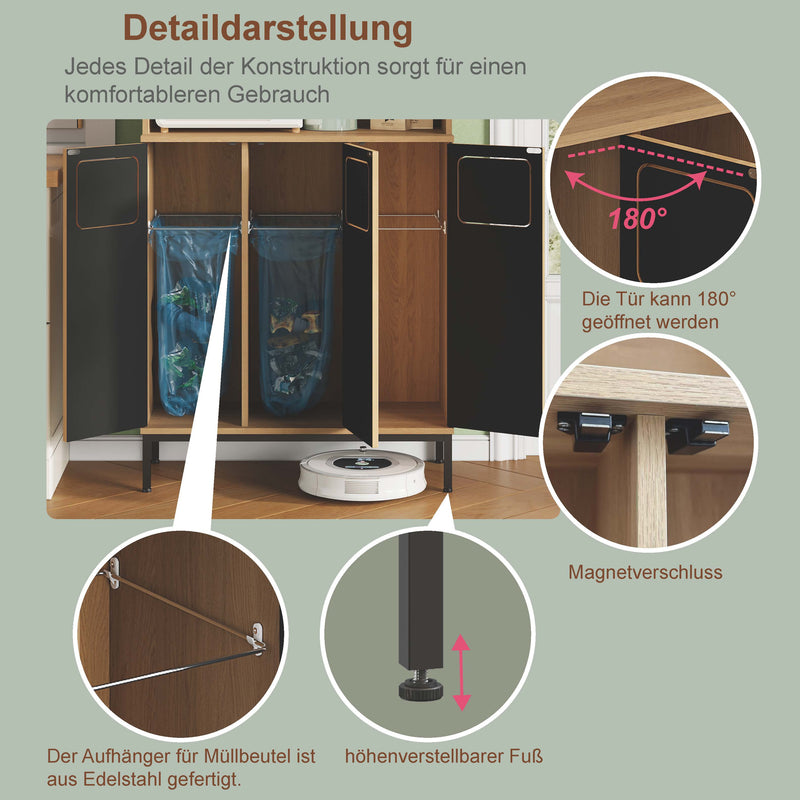 HAMBURG cabinet microwave shelf and storage