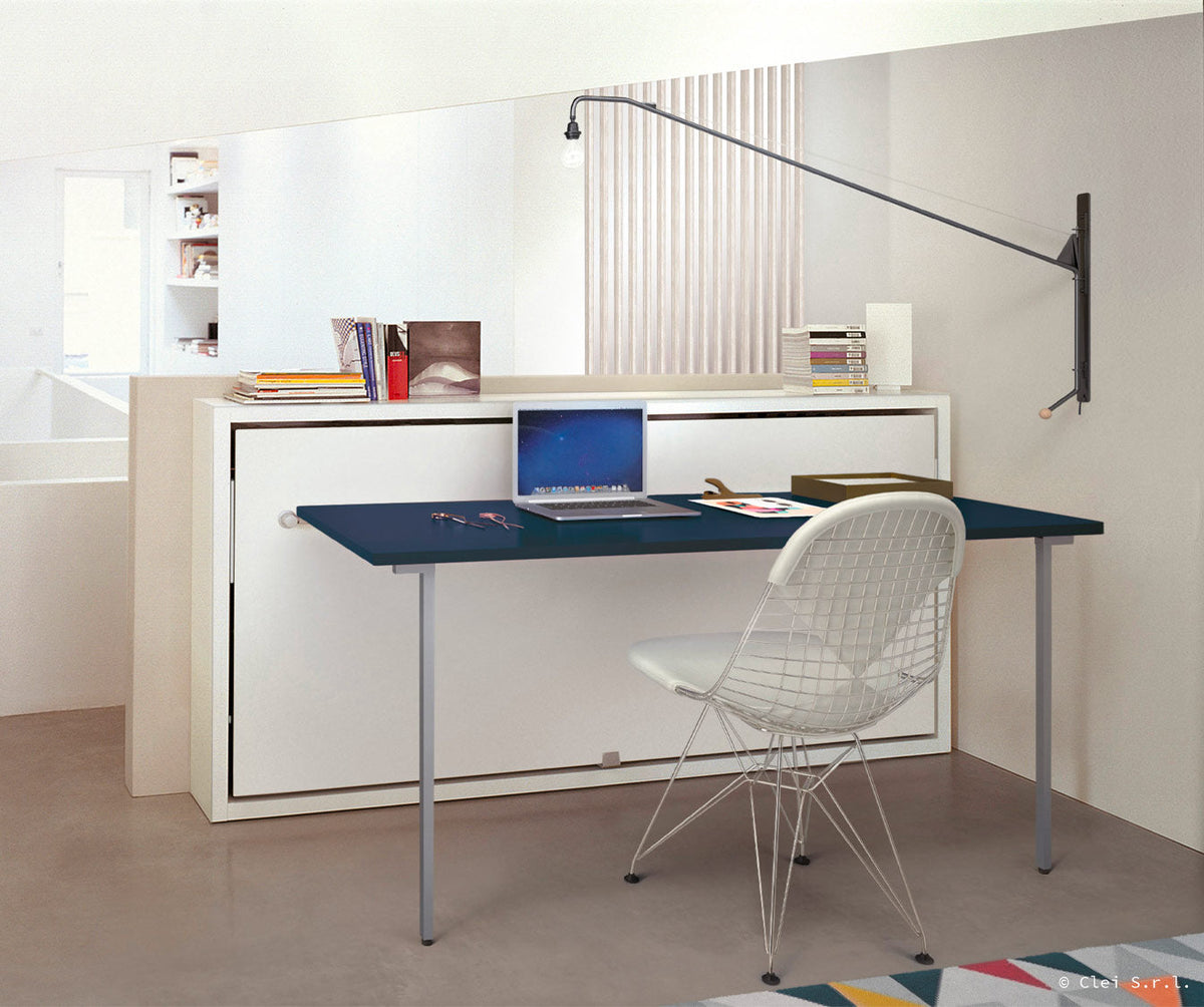 POPPI DESK Mélaminé Blanc