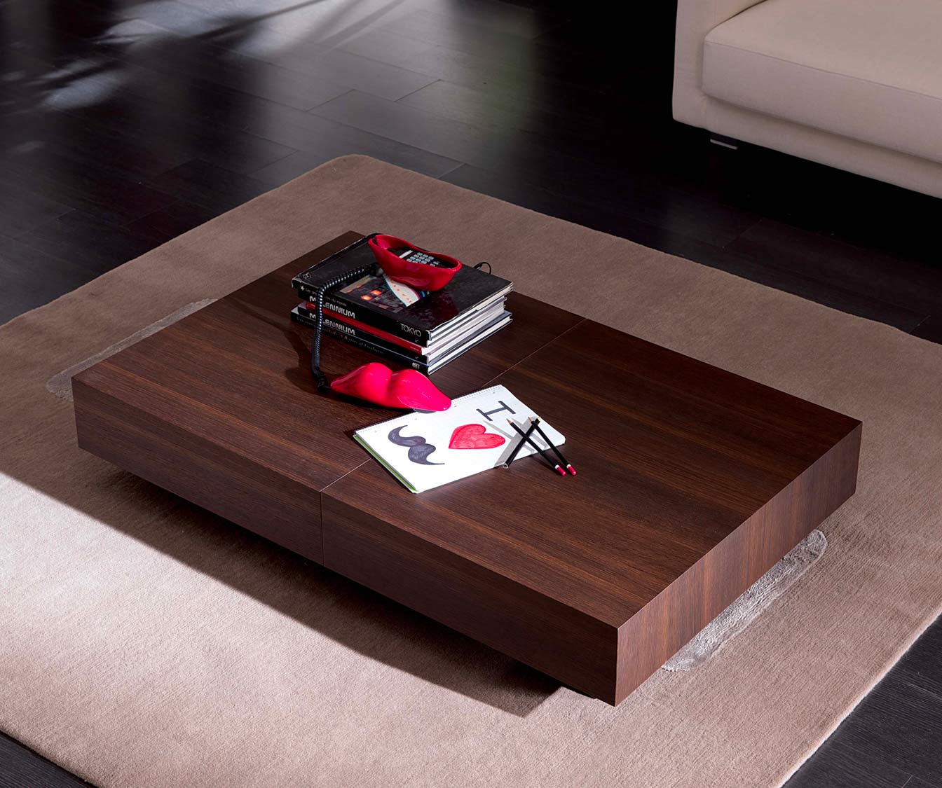 BOX LEGNO Plaqué Rovere wild bianco