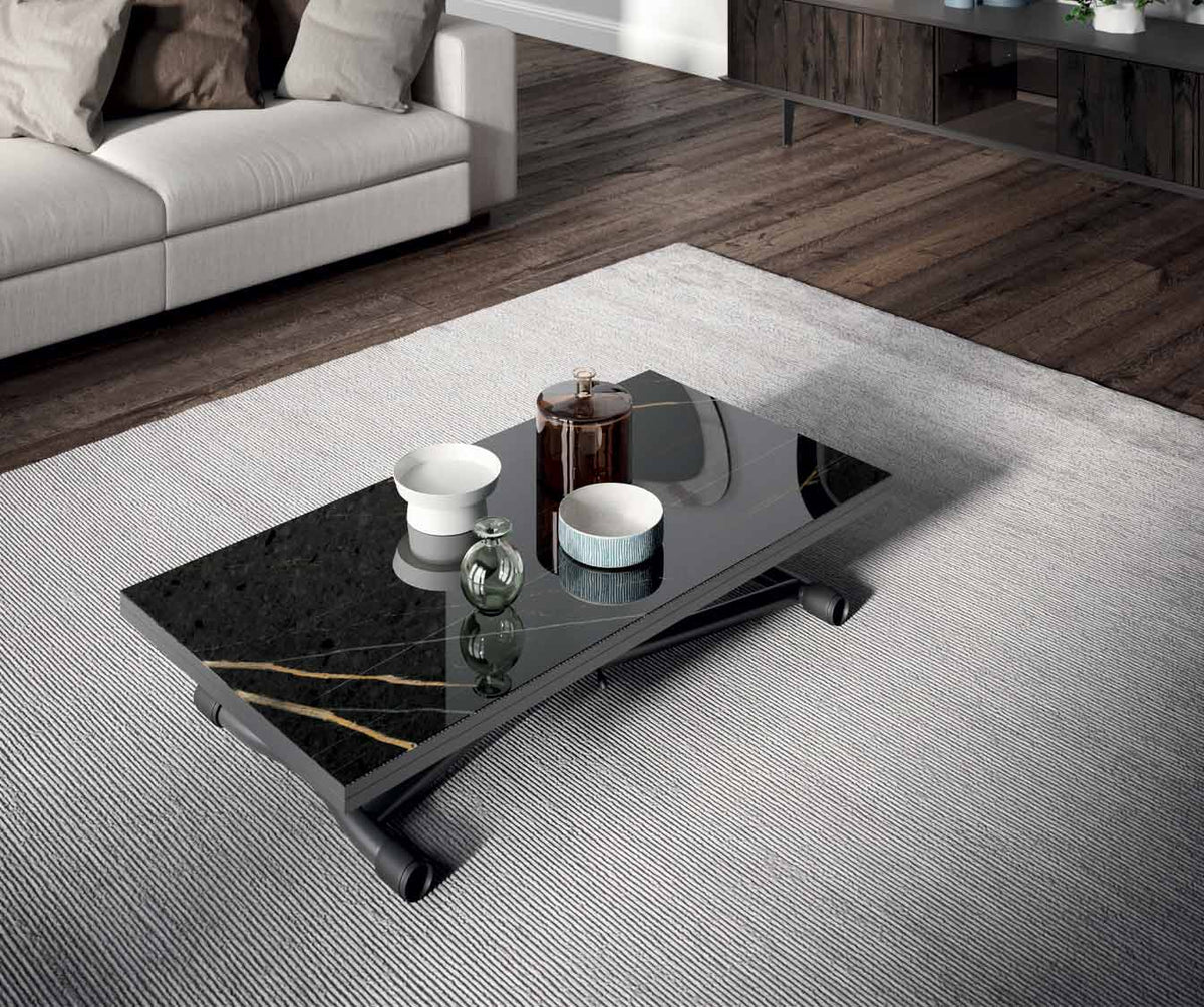SISSY Verre Marbré Sahara noir lucido