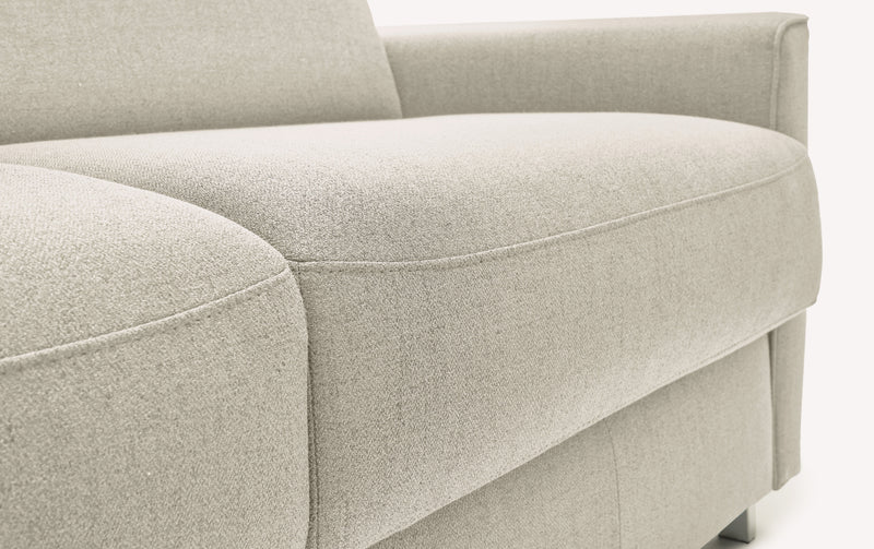 Lot canapé et fauteuil JIMMY Foster Ivoire