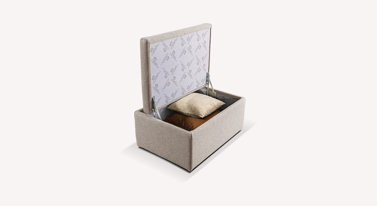Pouf Coffre VIENNA Joint Mastic