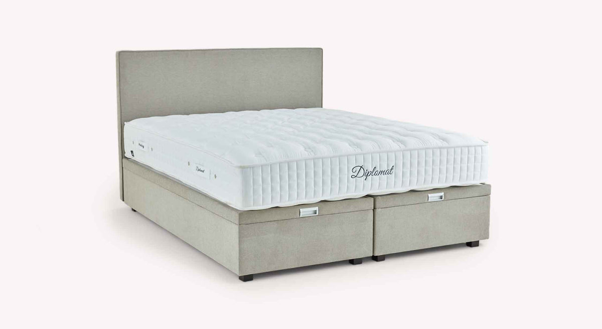 Pack lit coffre, matelas et tête de lit WARREN Guard Liver