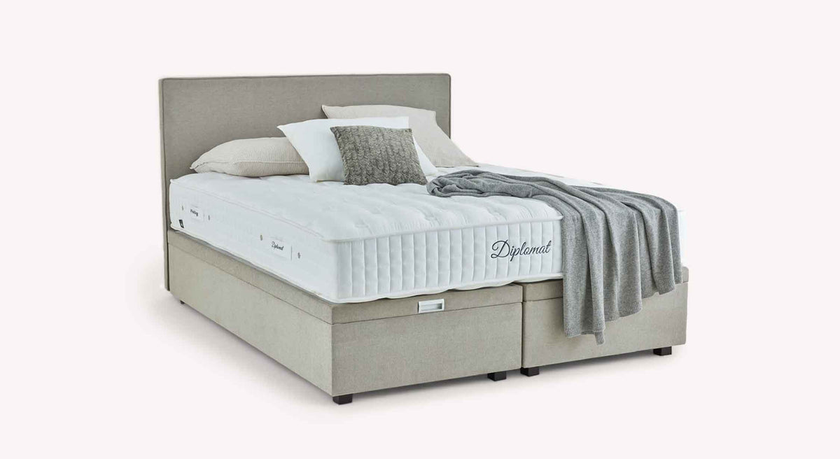 Pack lit coffre, matelas et tête de lit WARREN Guard Liver