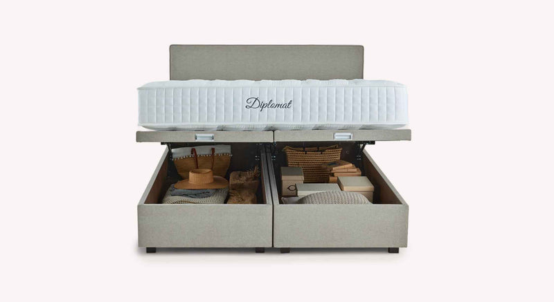 Pack lit coffre, matelas et tête de lit WARREN Guard Liver
