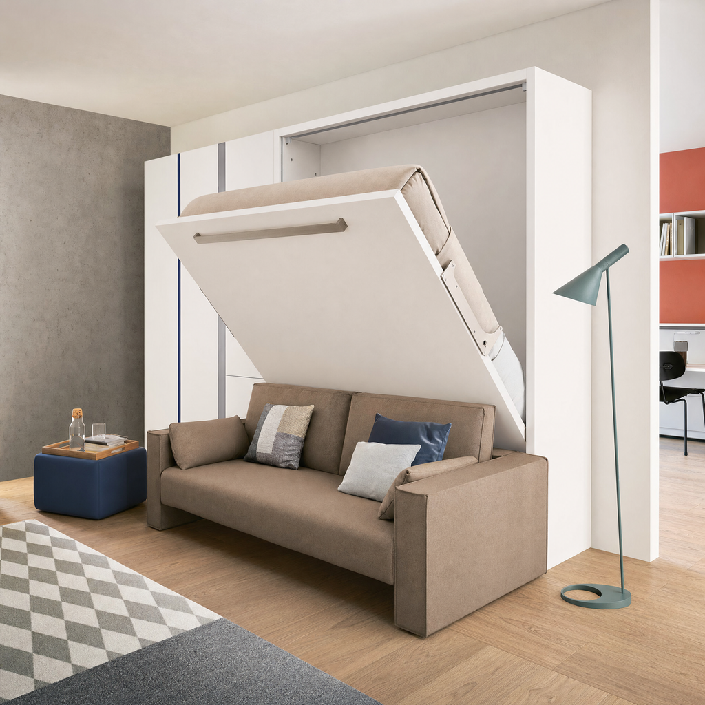 Wall Bed + Sofa transformation