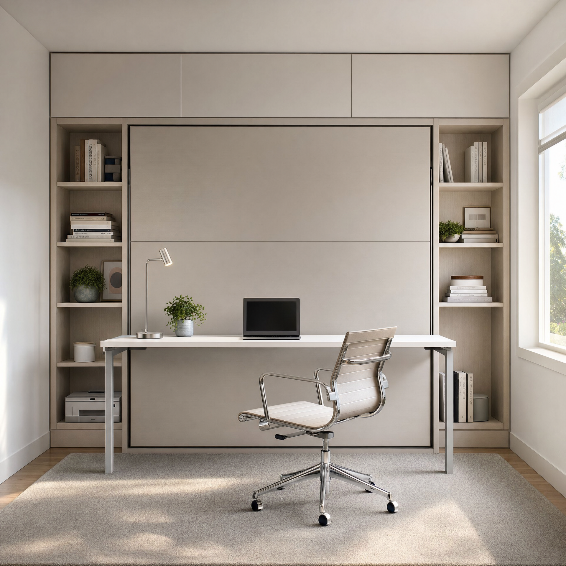 Wall Bed + Desk (day mode)